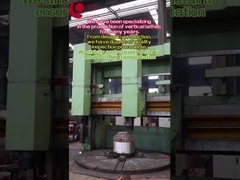 We have been specializing in the production of vertical lathes for many years