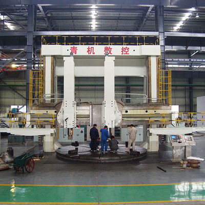Dual Post Double Column CNC Vertical Lathe For Extra Large Parts Φ6300mm Turning Diameter